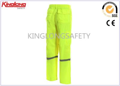 China Fluorescent yellow reflective pants high visibility trousers, reflective pants for sale