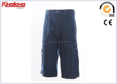 China Professional Washed Denim / Jeans Cargo Work Shorts For Summer Season for sale