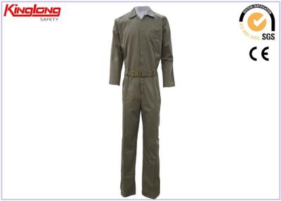 China Safety Petrol Blue Coverall Workwear Uniforms / Outdoor Work Clothes for sale