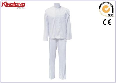 China White Color Latest Design Chef Cook Uniform , Custom Chef Clothing for sale