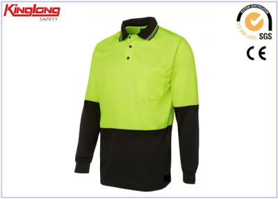 China 100% Polyester High Visibility Workwear Mesh Men ' s work uniform shirts for sale