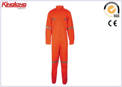 China Light waterproof Coverall Uniforms , industrial workwear with reflective tape for sale