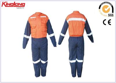 China Reflective Safety Customize Engineering Coverall Uniforms Embroidery for sale