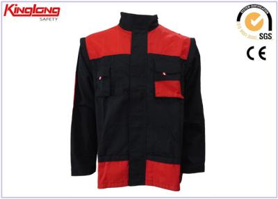 China Men ' s Outdoor Poly Cotton uniform jackets for Workers , 190GSM or 240GSM for sale