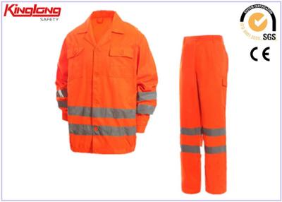 China Pants and Jacket high visibility work clothes With Reflective Tapes for sale