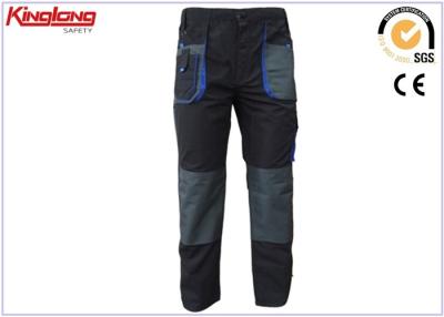 China Cotton Polyester multi pocket work trousers , stiching mens Cargo Pants for sale