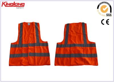 Cina La maglia riflettente della sicurezza della costruzione leggera su ordinazione degli uomini con le tasche/ha stampato ciao Vis Vests in vendita