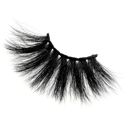 China Luxury Private Label Mink Lashes Wholesale 3d 5d Mink Strips 25mm SPARK 25mm Fluffy Mink Eyelashes for sale