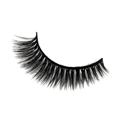 China New design & Soft Magnets Customize Own Strip Lashes Wholesale Magnetic Mink Fluffy Bulk Eyelashes With Eyeliner for sale