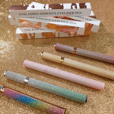 China Private Label Eyeliner Glue Pen Lashglue Glue Pen Waterproof Magic Eyeliner for sale