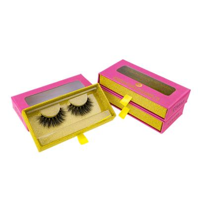 China 3d effect 5d mink eyelash private label 3d mink lashes custom eyelash packaging box private label for sale