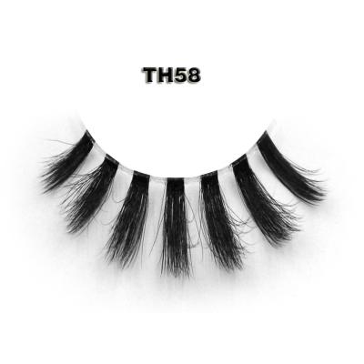 China superlight & Fluffy 3D Effects Super Long Soft Silk Synthetic Thick 3D Eyelashes for sale