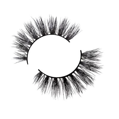 China Real Mink Fur False Eyelashes Handmade Luxury Crisscross Full Long Mink Lashes Extensions for sale