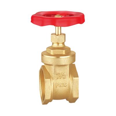 China Forged Brass Gate Valve 1/2 Inch Threaded Sand Blast Nickel Plated for sale