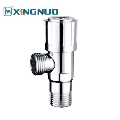 China 1/2 inch male theaded plating angle valve Forged Bathroom Brass Angle Valve 3/4