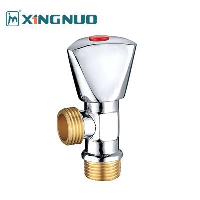 China 1/2 inch with copper male threaded plating angle valve Bathroom Brass Angle Valve 3/4