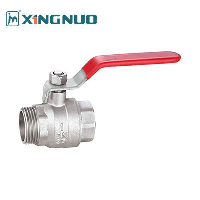 China 1/2 Inch Male And Female Brass Ball Valve Precision CNC Machined Brass Quarter Turn Valve For Water/Gas for sale