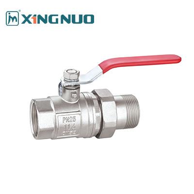 China Male And Female Threaded PN25 Brass Ball Valve / Brass Ball Check Valve With UL CSA FM Approved for sale