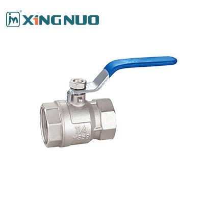 China Válvula de bolas de latón de niquel 100% de fugas comprobadas por CNC para agua o aire de temperatura normal en venta