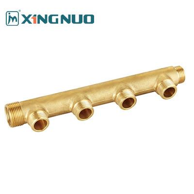 China Brass Manifold Brass Distributor 1/2 Inch 3/4 Inch 1 Inch Male Threaded Connector For Industrial Use for sale