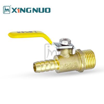 China long straight handle male Threaded Brass Gas Angle Valve with ISO228/1 Connection for Bi-directional Water Flow for sale