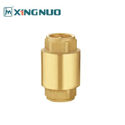 China OEM Quality brass Vertical check valve for water and gas use Forged Brass Stop Check Valve with Durable Construction for sale