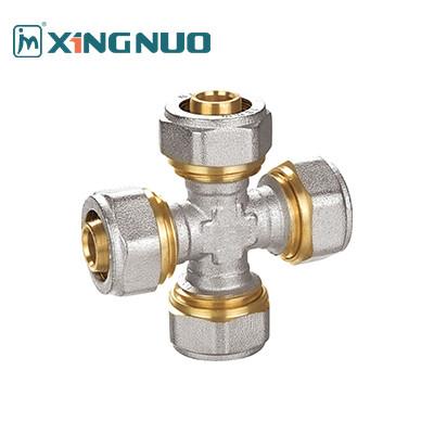 China FORGE Brass 90 Degree Elbow Fitting Suitable Filter Ball Check Valve Body 4 Way Connector L Shape Brass Pipe Fitting for sale