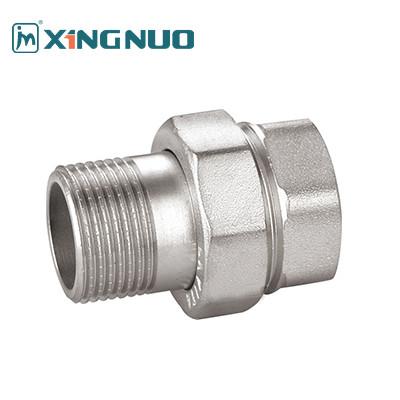 China brass tee Loose Hexagon Thread Water Pipe Joint Oil Twist Slip Wire Buckle Thickened Teeth Pneumatic Parts Air Working for sale