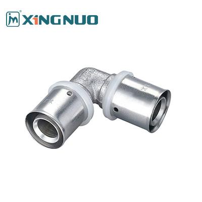 China 1.0Mpa Vrouwelijke koperen buisbevestigingen Elbow Lead Free NSF Certified Elbow Pipe Connector Brass Press Fitting Te koop