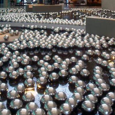 China Outdoor Decoration Sphere Metal Sculpture Metal Garden Decor Ball Steel Ball Garden Decoration for sale