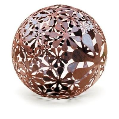 China Europe Outdoor Garden Decoration Stainless Steel Metal Carving Ball Metal Crafts Irregular Stainless Steel Metal Sculpture for sale