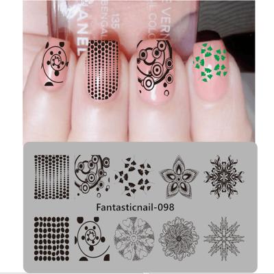 China Custom Waterproof+Eco-friendly Pattern Nail Stamping Plate Set Design Private Label Nail Art Stamping Plate for sale