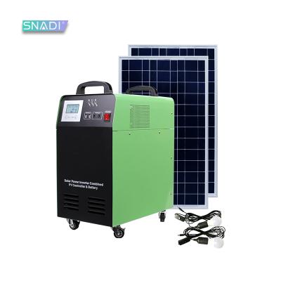 China 1KW 24V Solar Generators Low Noise Folding Voltage Stabilization Solar System Home Power Portable Generator for sale