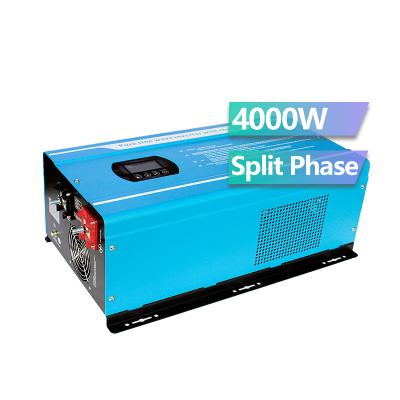 China Off Grid Solar Split Phase Inverter Pure Sine Wave Photovoltaic 220V 4000W Inverters for sale