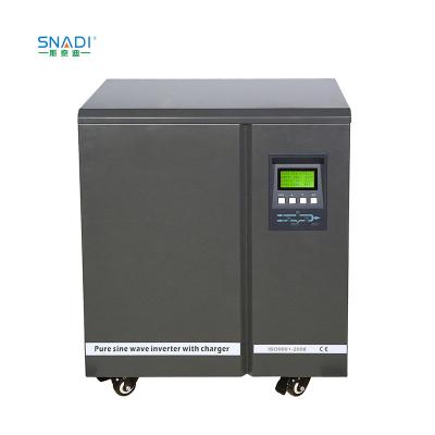 China Off Grid Solar Inverter 10000w Single Phase Power Frequency IGBT 10kw Pure Sine Wave Solar Power Inverter for sale