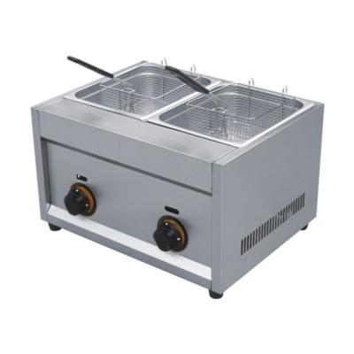 China Commercial Deep Fryer Commercial Deep Fryer Gas Top Gas Hotel Promotion Price Table lpg deep fryer for Chips Frying for sale