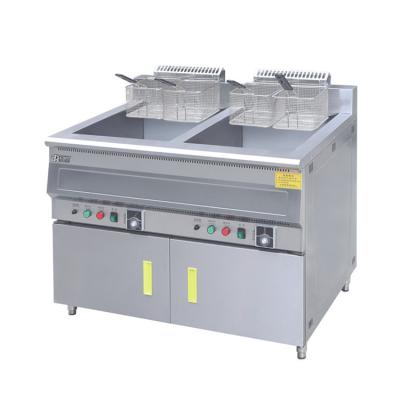 China Commercial Floor Type Electric Fryer Oil-Water Separation Hotels Floor Fryer for sale