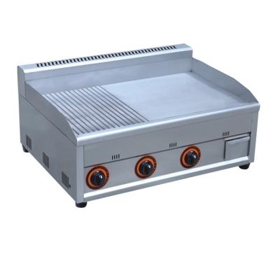 China Hotels Guaranteed Quality Commercial Gas Griddle Stainless Steel Worktop Griddle for sale