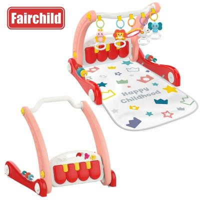 China Educational Musical Toy Newborn Infant Sleep Toys Pedal Keyboard Piano Play Mat Baby Activity Gym Rattle Toys With for sale