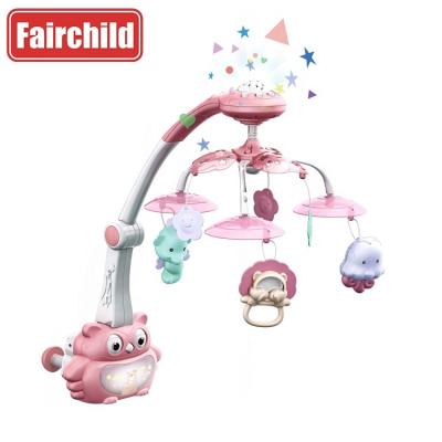 China Toy Hot Sale Baby Cribs Musical Mobile Projection Hanging Rotating Crib Bell Rattle Soothing Toy for sale