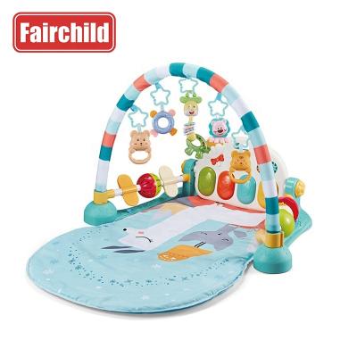 China Educational Hot Selling Toy 3 in 1 Soft Baby Toy Piano Gym Mat With Guardrails Indoor Games Activity Baby Play Mat for sale