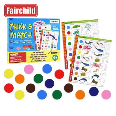 China Children Learning Cognitive Recognition Board Games Educational Toys Early Learning Learning Card Assortment Kids Educational Toys for sale