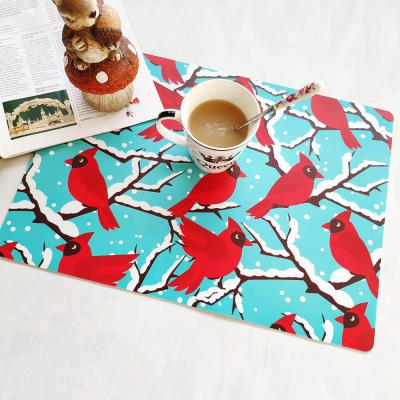 China Sustainable Wholesale Table Decoration Placemat Recycled Custom Cheap Plastic PP Place Mats for sale