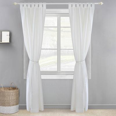 China Eco-Friendly Customizable 100% French Linen Curtain Sheer Curtain Custom Canvas for sale