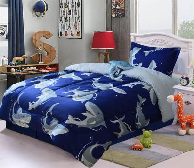 China Savannah Crimson Kids Bedding Set Cotton Printing Luxury Anti-Static Comforter Set Bed Set Floral for sale