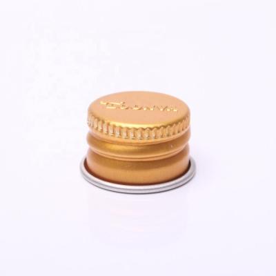 China Non Spill Ready To Ship 20/400 Aluminum Screw Caps Threaded Lids For PET Bottle for sale