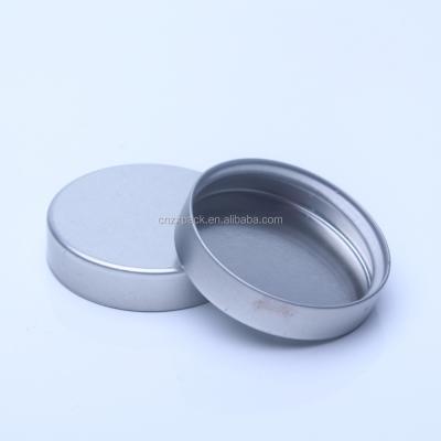 China Smooth Side With Thread Inside 58/400 Tinplate Metal Screw Cap Unishell Inside Threaded Lid For Cream Packaging for sale