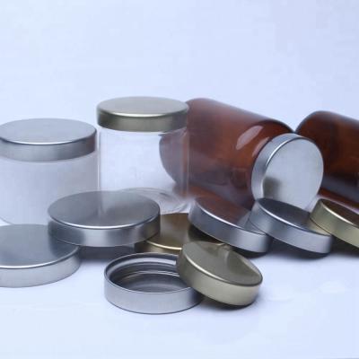 China Smooth Side With Thread Inside Tinplate Unishell Caps For Bottles And Jars for sale