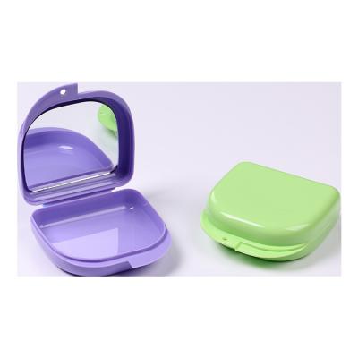 China Storage / Orthodontic Dental Box / Retainer Denture Box Laboratory With Mirror With Colored Plastic Orthodontic for sale