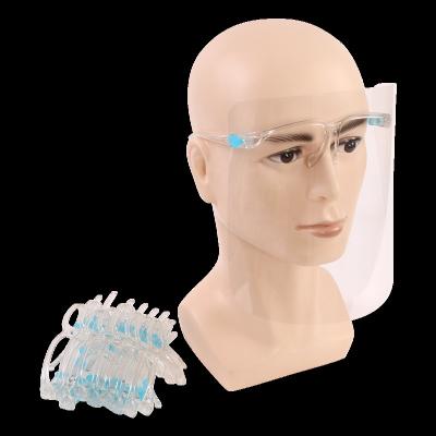 China Clear Personal Protective Face Shield Respiratory Protection Glasses for sale